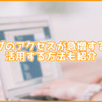 ブログのアクセスが急増する原因はここにあった!活用することでアクセスアップも